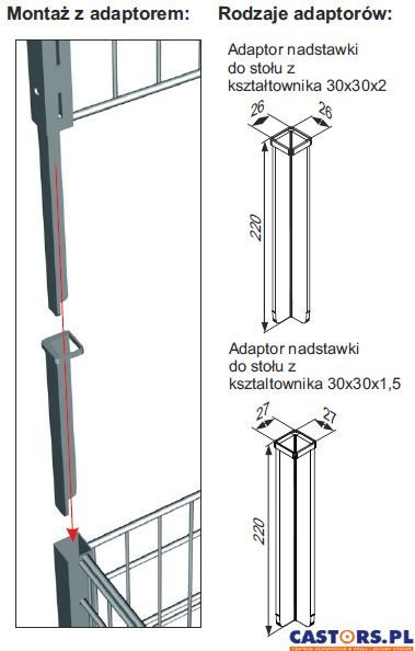 NADSTAWKA STOŁU EKSPOZYCYJNEGO 1200X800 SKŁADANEGO PIONOWO